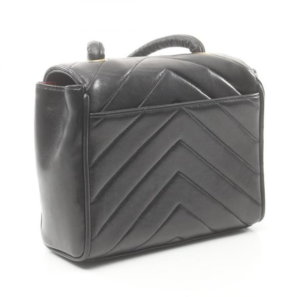 Chanel Stitch Black Bag Shoulder Lambskin V - Picture 1 of 10